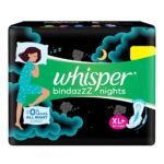 WHISPER BINDAZZZ NIGHTS XL+ (40 PADS)